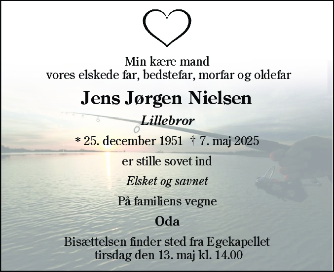 Dødsannonce for Jens Jørgen Nielsen